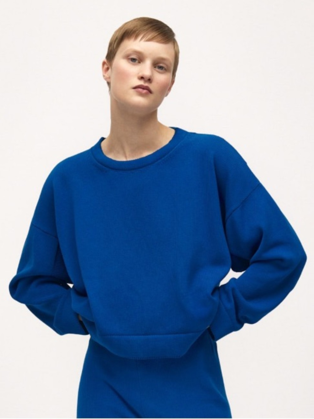 Babaa Jumper No10 Rio Lightweight Cotton Oversized Cropped Sweater